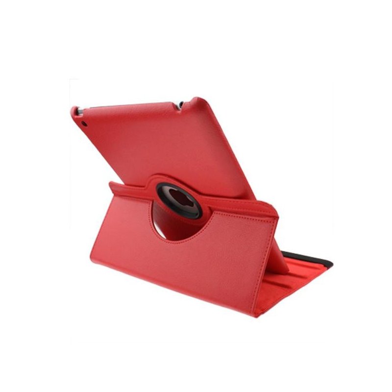 Funda COOL para iPad 2 / iPad 3 / 4 Giratoria Polipiel color Rojo (Soporte)