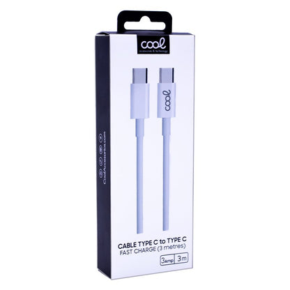 Cable USB Tipo-C a USB 2.4A (3 m) – Carga Rápida Extra Largo
