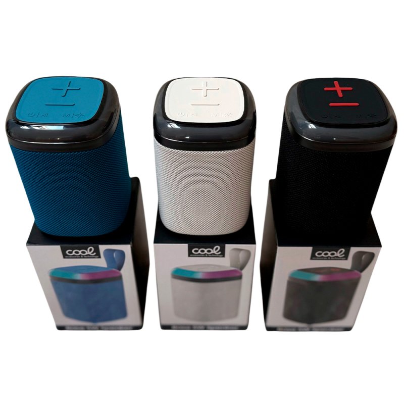 Altavoz Bluetooth Universal Música 5W COOL Base TWS Blanco