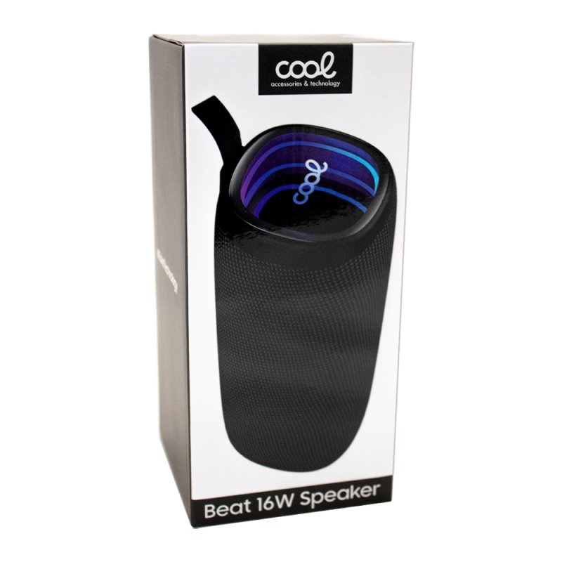 Altavoz Música Universal Bluetooth Marca COOL Beat (16W) Negro