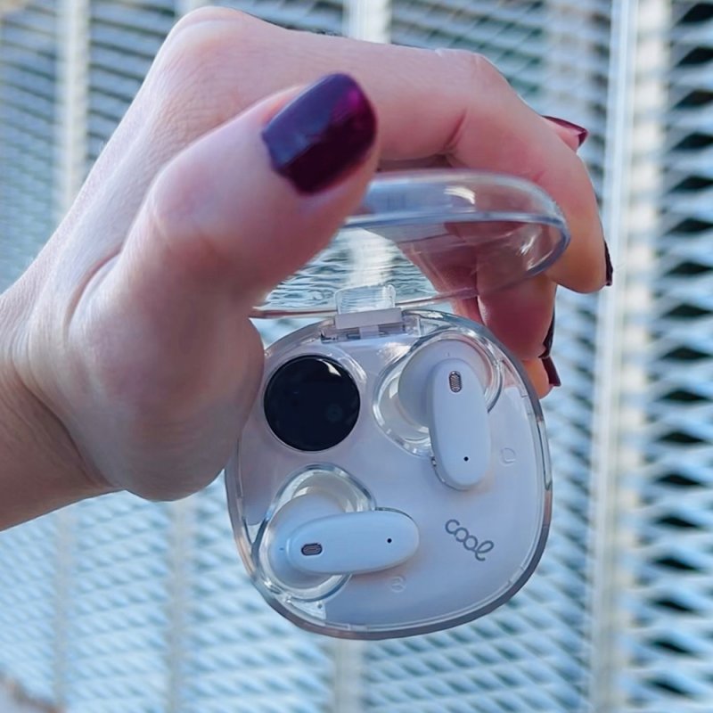 Auriculares Stereo Bluetooth Dual Earbuds COOL Fun Blanco