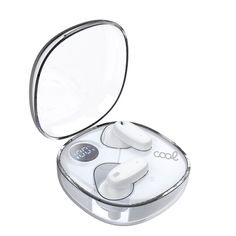 Auriculares Stereo Bluetooth Dual Earbuds COOL Fun Blanco