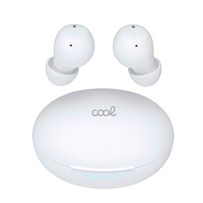 Auriculares Stereo Bluetooth Earbuds ANC COOL Pocket Blanco