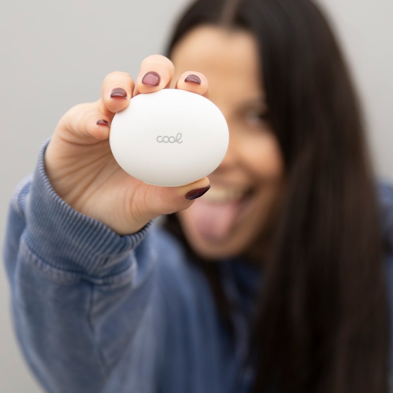 Auriculares Stereo Bluetooth Earbuds ANC COOL Pocket Blanco