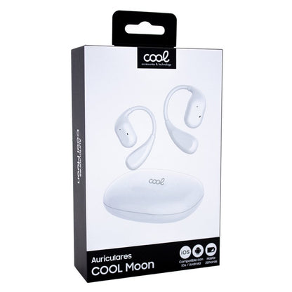 Auriculares Stereo Bluetooth Earbuds COOL Moon (Oído Libre) Blanco
