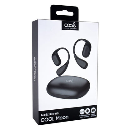 Auriculares Stereo Bluetooth Earbuds COOL Moon (Oído Libre) Negro