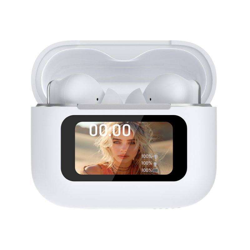 Auriculares Stereo Bluetooth Earbuds TWS COOL Iria AI (ANC, Traducción, IA) Blanco