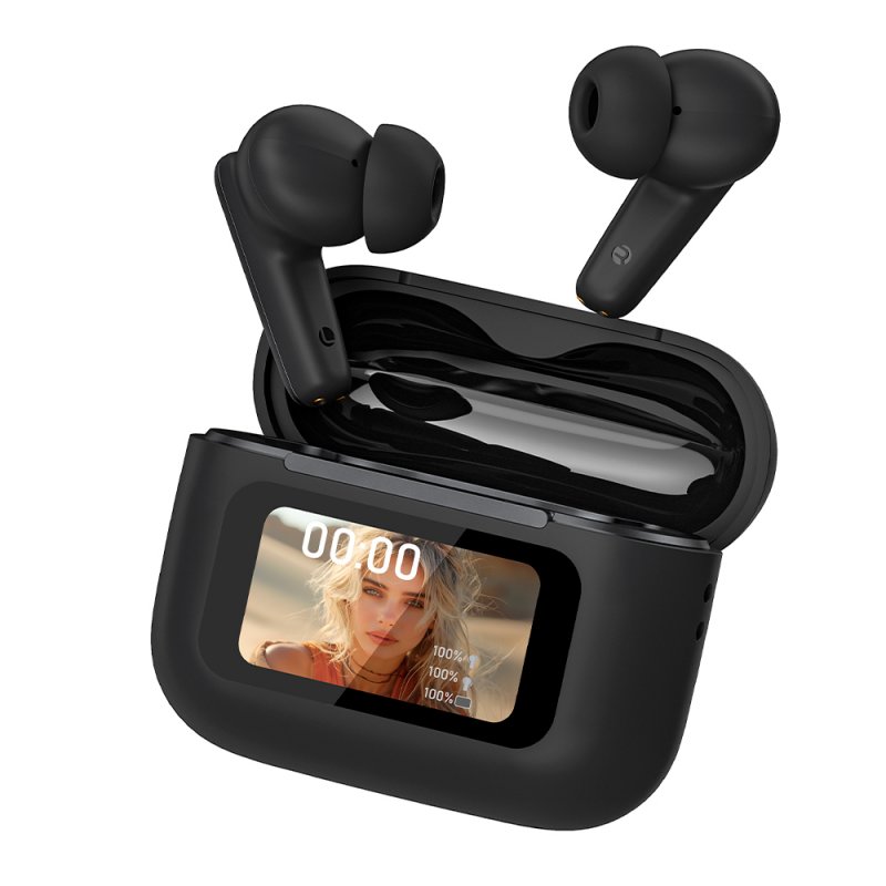 Auriculares Stereo Bluetooth Earbuds TWS COOL Iria AI (ANC, Traducción, IA) Negro