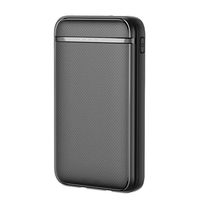 Bateria Externa Power Bank 5000 mAh COOL (2 Cables: TIPO C / Lightning) Negro