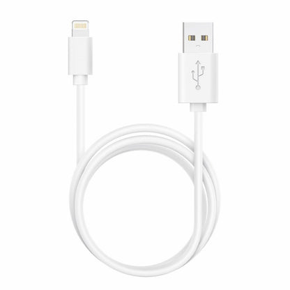 Cable USB Compatible COOL Lightning para iPhone / iPad (1.2 metros) Blanco
