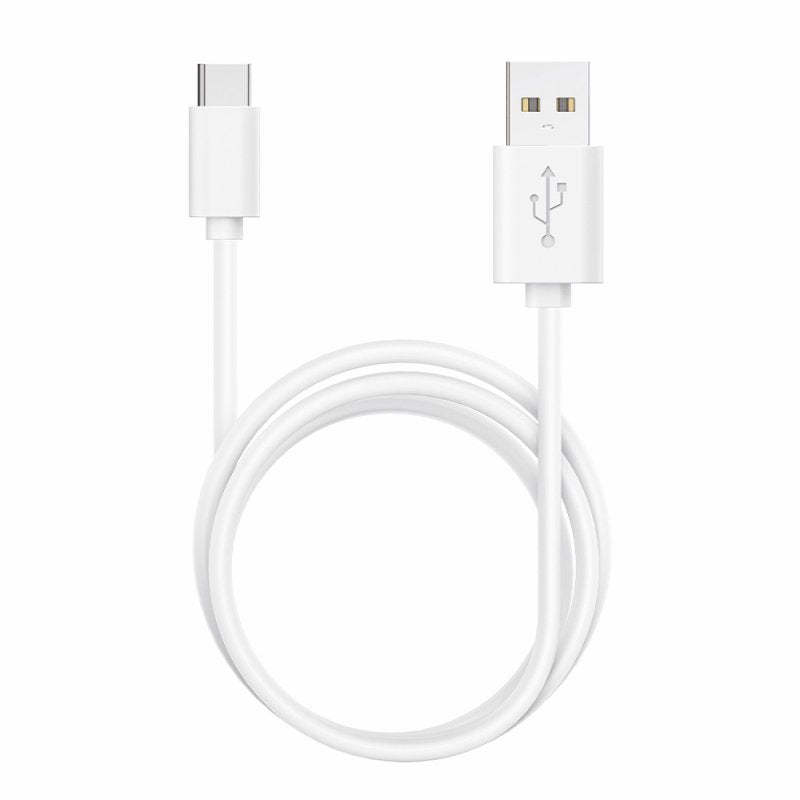 Cable USB Compatible COOL Universal TIPO-C (1.2 metros) Blanco 2.4 Amp