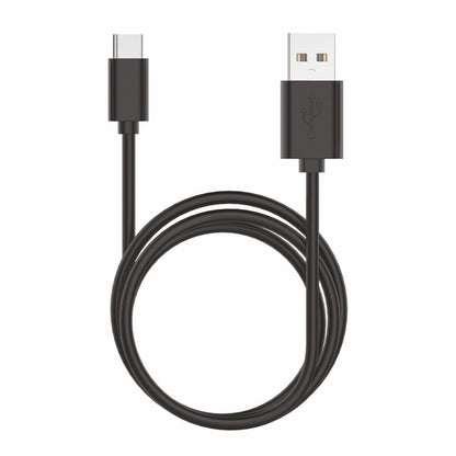 Cable USB Compatible COOL Universal TIPO-C (1.2 metros) Negro 2.4 Amp