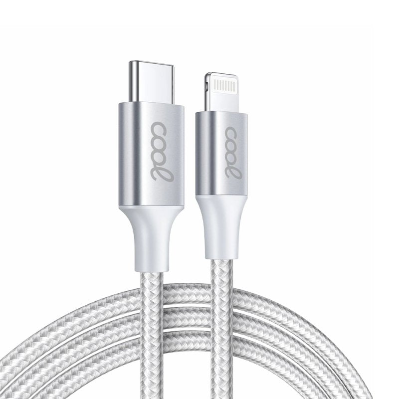 Cable USB COOL Nylon Universal Tipo C a Lightning (1.2 metros)