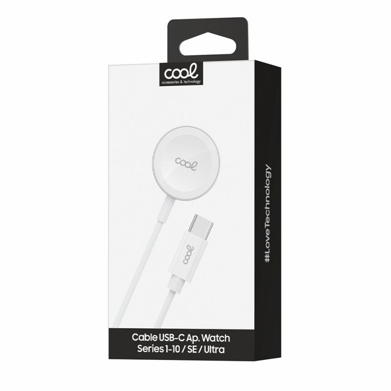Cable USB MagCharge (Tipo-C) COOL para Apple Watch Universal Blanco