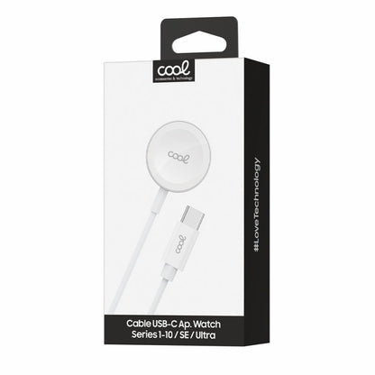 Cable USB MagCharge (Tipo-C) COOL para Apple Watch Universal Blanco