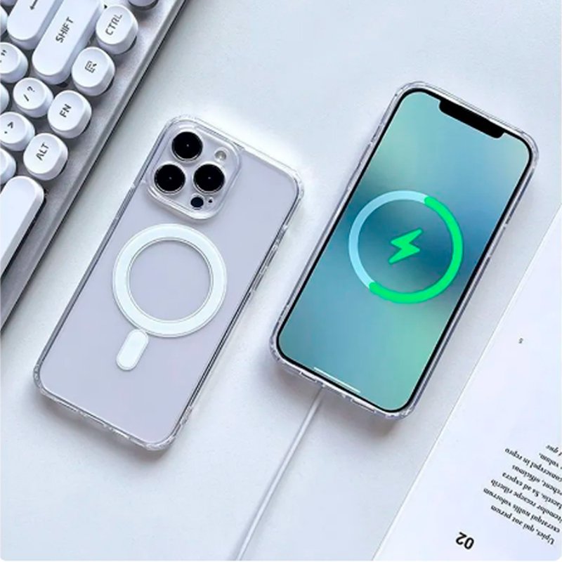 Carcasa COOL para iPhone 12 / 12 Pro Magnética Transparente