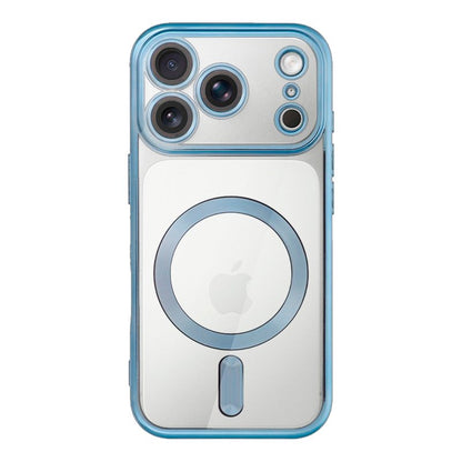 Carcasa COOL para iPhone 17 Pro Magnética Borde Celeste