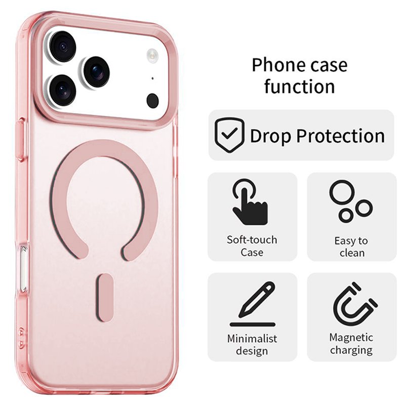 Carcasa COOL para iPhone 17 Pro Magnética Colorful Rosa