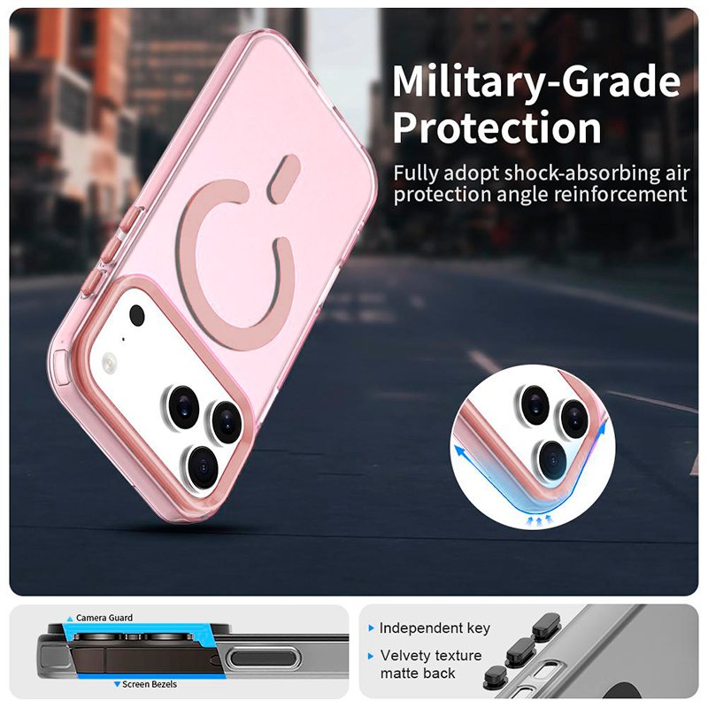 Carcasa COOL para iPhone 17 Pro Magnética Colorful Rosa