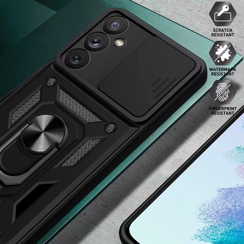 Carcasa COOL para iPhone 17 Pro Max Hard Ring Negro