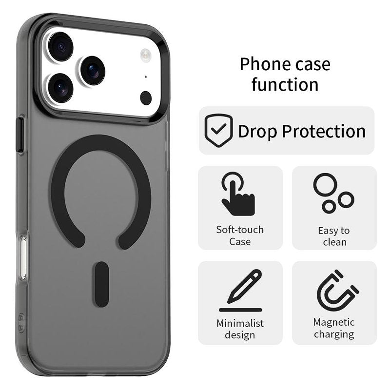 Carcasa COOL para iPhone 17 Pro Max Magnética Colorful Negro