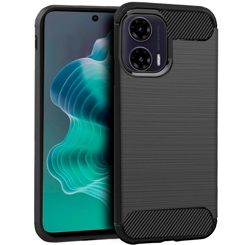 Carcasa COOL para Motorola Moto G35 5G Carbón Negro