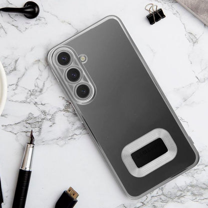Carcasa COOL para Samsung A266 Galaxy A26 5G / A17 / A17 5G Borde Metalizado (Plata)