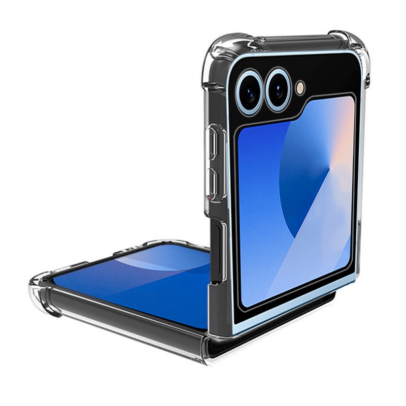 Carcasa COOL para Samsung F741 Galaxy Z Flip 6 / Z Flip 7 FE AntiShock Transparente
