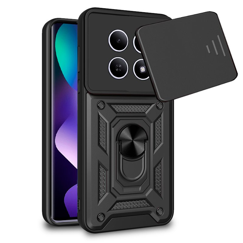Carcasa COOL para Xiaomi Redmi Note 15 5G / Poco M8 Hard Ring Negro