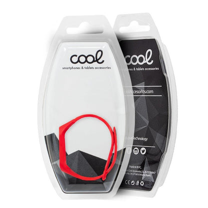 Correa COOL para Xiaomi Smart Band 8 / 9 / 10 Liso Rojo