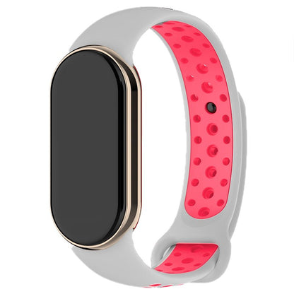 Correa COOL para Xiaomi Smart Band 8 / 9 / 10 Sport Gris-Rosa