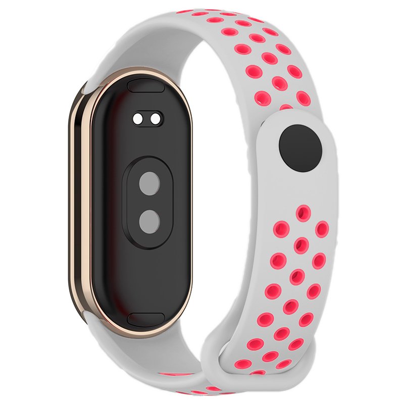 Correa COOL para Xiaomi Smart Band 8 / 9 / 10 Sport Gris-Rosa