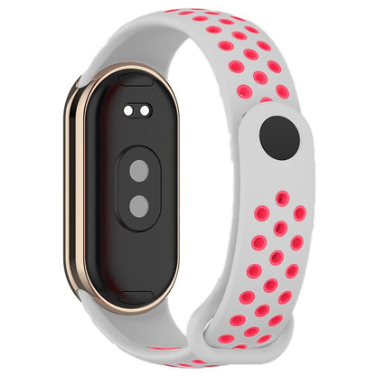 Correa COOL para Xiaomi Smart Band 8 / 9 / 10 Sport Gris-Rosa
