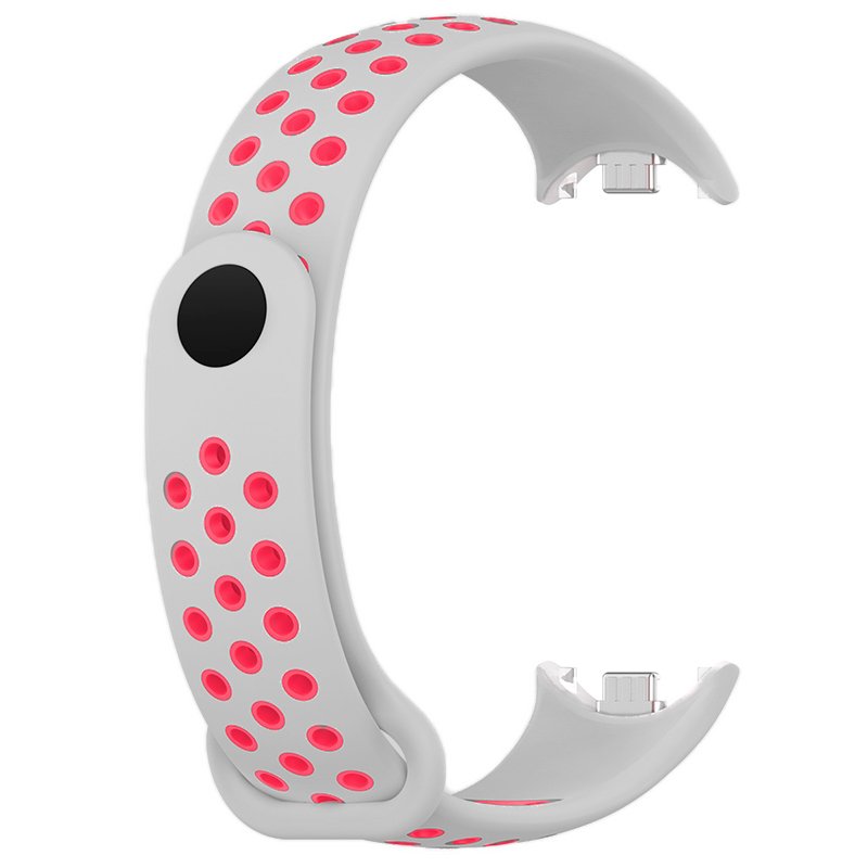 Correa COOL para Xiaomi Smart Band 8 / 9 / 10 Sport Gris-Rosa