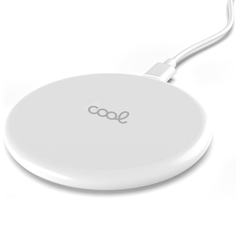 Dock Base Cargador Smartphones Inalámbrico Qi Universal COOL Blanco