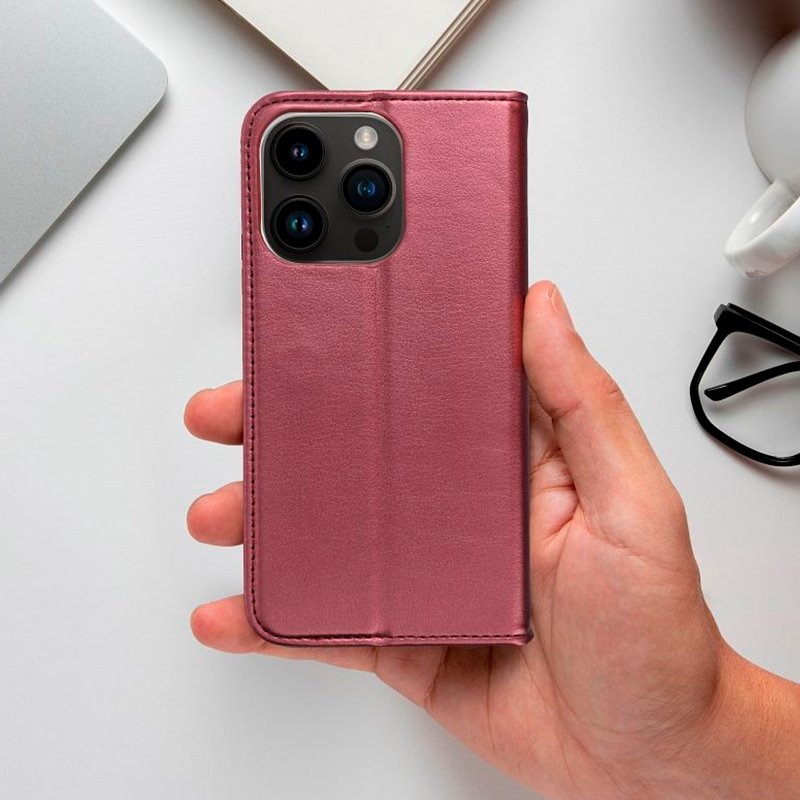 Funda COOL Flip Cover para iPhone 17 Pro Liso Burgundy