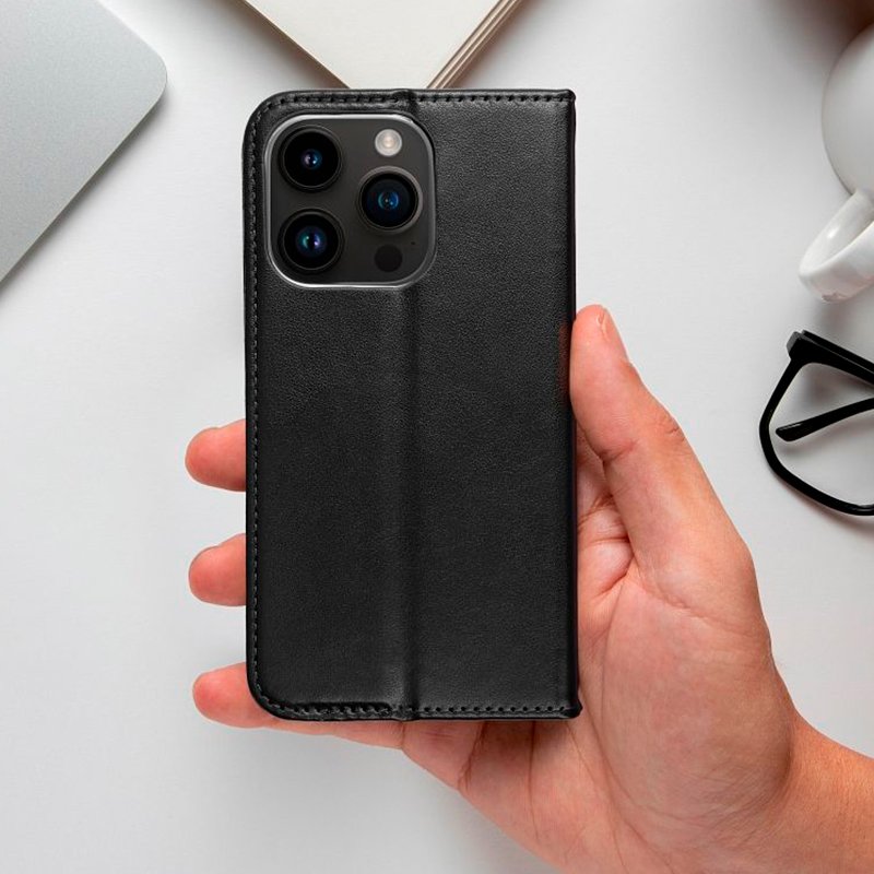 Funda COOL Flip Cover para Oppo Reno 13 Pro 5G Liso Negro
