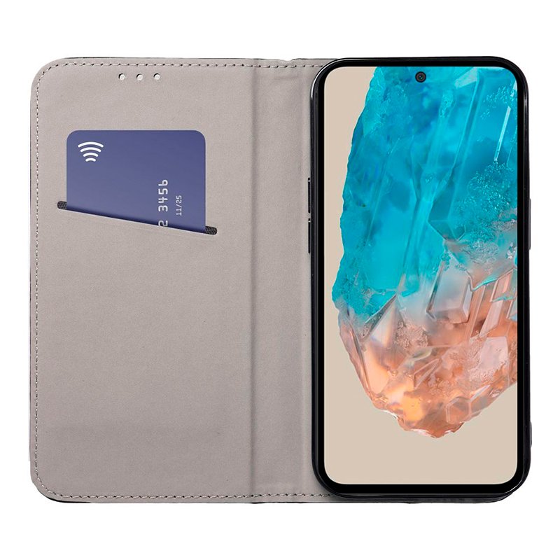 Funda COOL Flip Cover para Samsung M356 Galaxy M35 5G Liso Negro