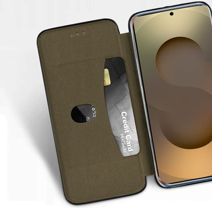 Funda COOL Flip Cover para Samsung S938 Galaxy S25 Ultra Elegance Plata