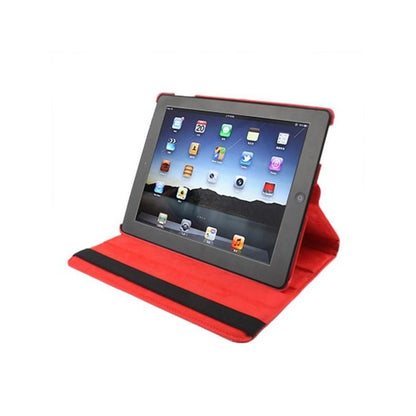 Funda COOL para iPad 2 / iPad 3 / 4 Giratoria Polipiel color Rojo (Soporte)