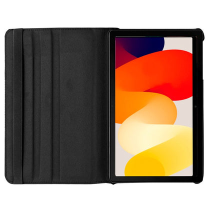 Funda COOL para Xiaomi Redmi Pad SE Giratoria Polipiel Negro (11 Pulg)