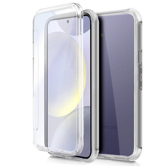 Funda COOL Silicona 3D para Samsung S921 Galaxy S24 / S25 (Transparente Frontal + Trasera)