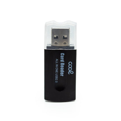 Lector USB Tarjetas Memoria Universal COOL (All in One) Negro