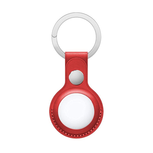 Llavero Protector COOL Compatible con AirTag Polipiel Rojo