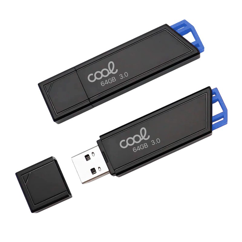 Pen Drive USB x64 GB 3.0 COOL Lancer Azul