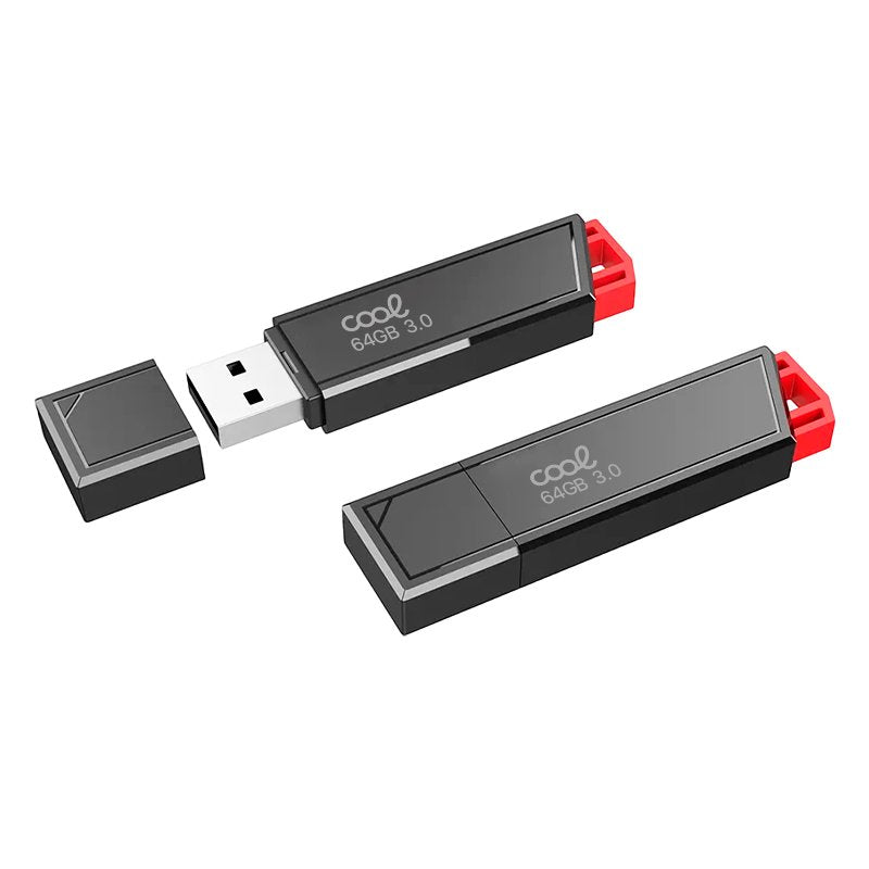 Pen Drive USB x64 GB 3.0 COOL Lancer Rojo