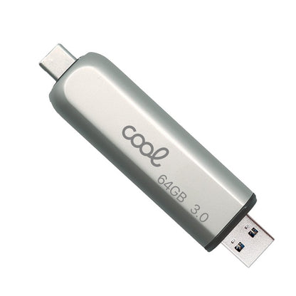 Pen Drive USB x64 GB 3.0 COOL Tipo-C / USB (2 en 1)