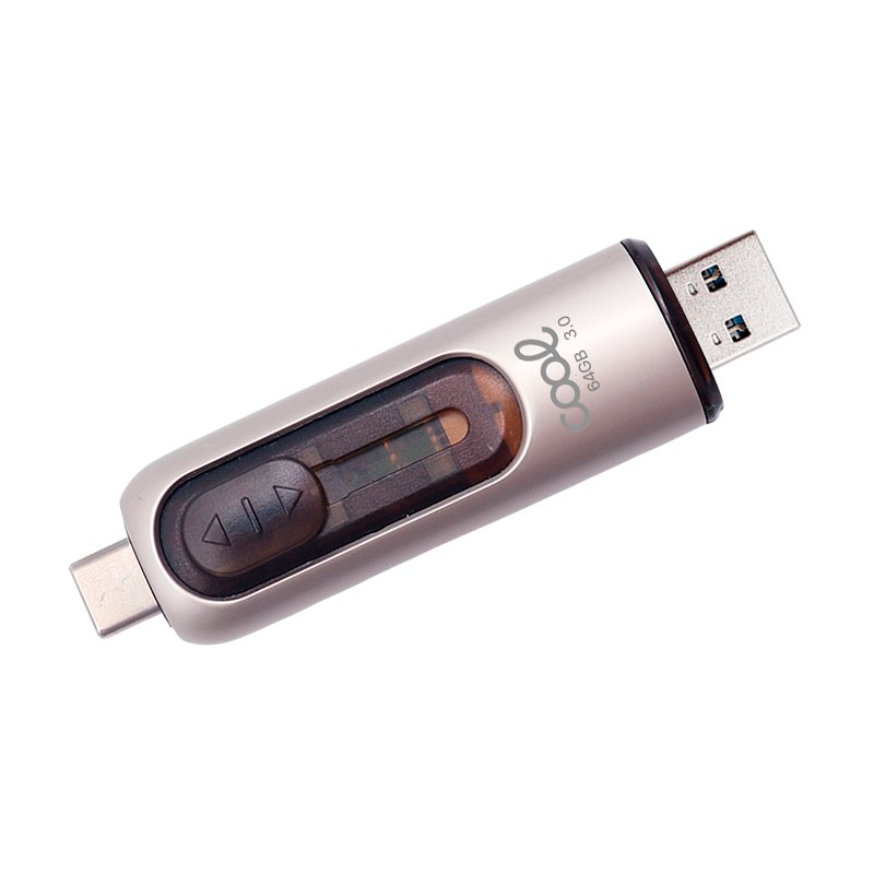 Pen Drive USB x64 GB 3.0 COOL Tipo-C / USB (2 en 1)