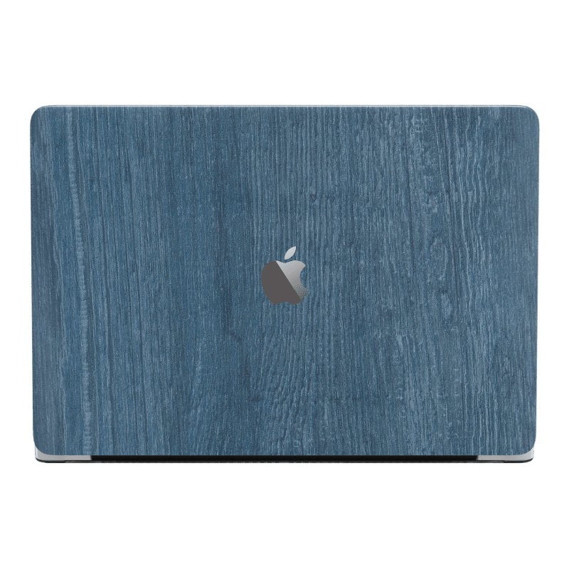 Protector Vinilo Trasero Colorful Devia Portátil 15 pulg Madera Azul