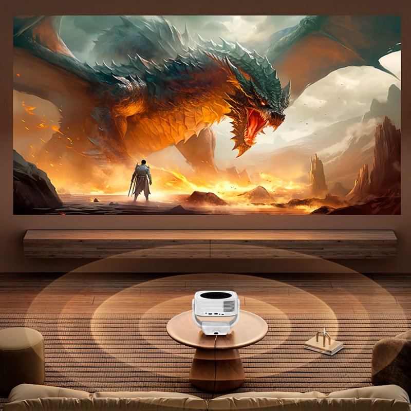 Proyector Compacto 3500 Lúmenes COOL Onix Altavoz Integrado + HDMI / USB + Wifi Mirror (Blanco)